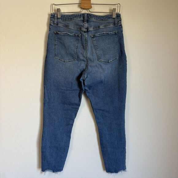 Abercrombie & Fitch High Rise Super Skinny Ankle Curve Love Jean Distressed - Picture 6 of 9